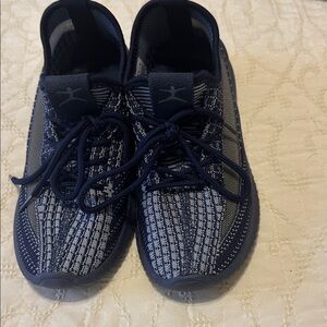 Two toned blue lace up Danskin  tennis shoes